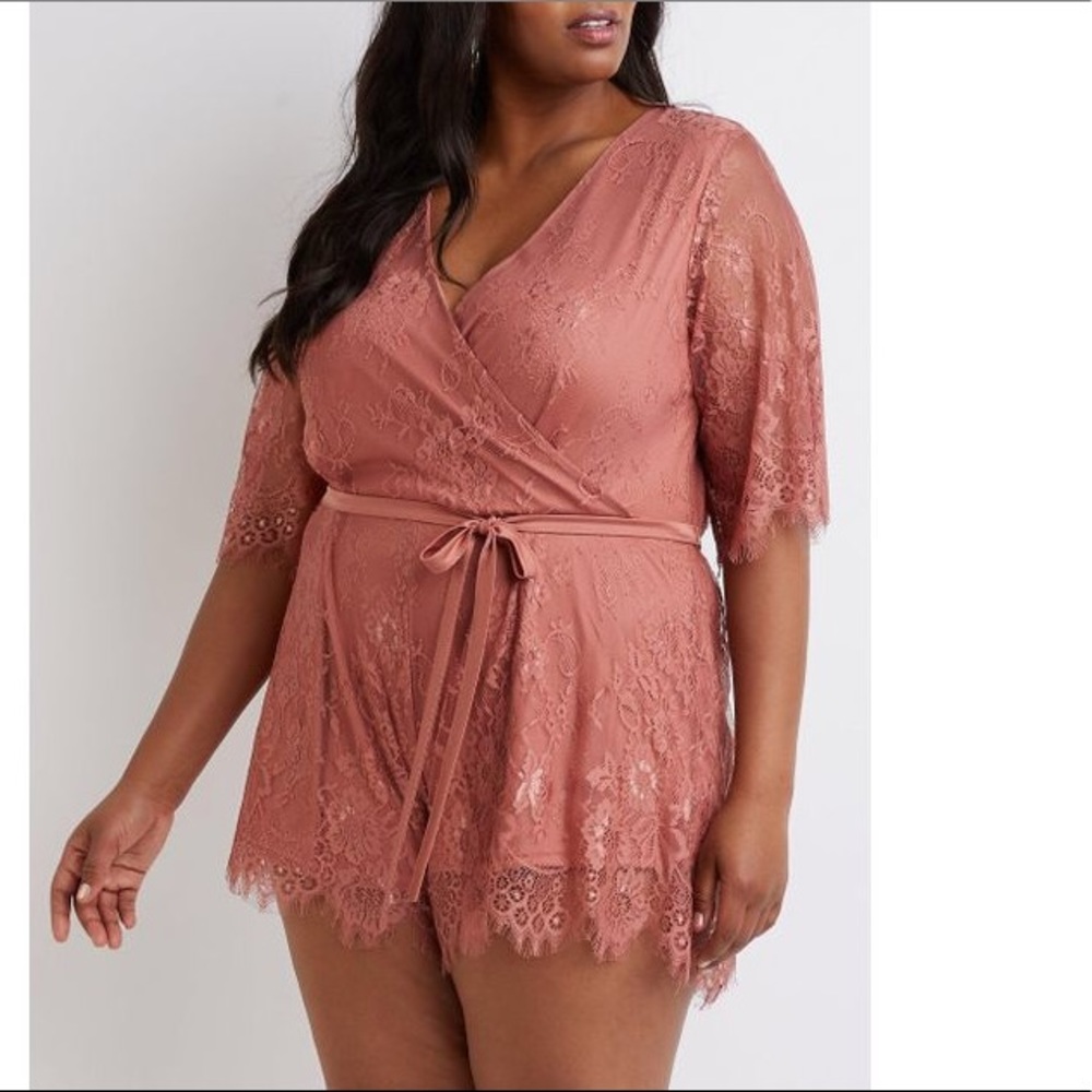 Floral Lace Romper